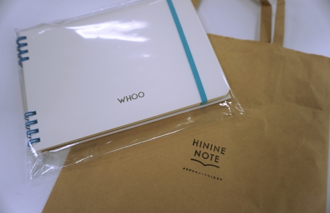 世界に一つだけ！HININE NOTEでオリジナルノートを作ってみた | whoo